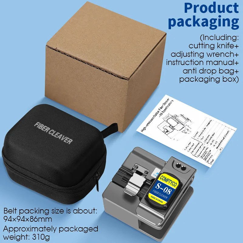 COMPTYCO Fiber Mini Cutting Machine High Quality Optical High Precision Hot Melt S-08 Fiber Cutting Tool