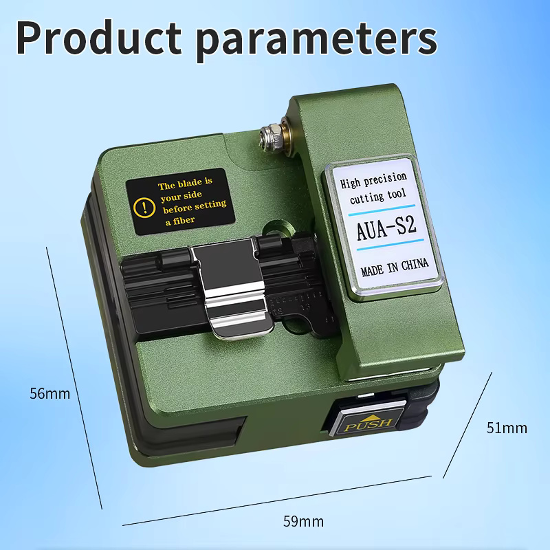 COMPTYCO FTTH High Precision Fiber Optic Cutter for Fusion Splicing Fiber Tool AUA-S2 SKL-S2 hot melt Optical Fiber Cleaver
