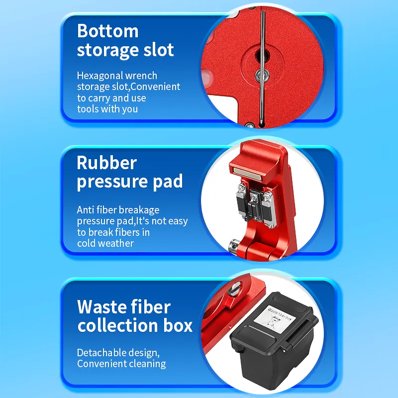 COMPTYCO K1 High precision Hot Melt Fiber Cutting Knife Fiber Fusion Splicing Tool Cutting Machine Automatic Return Knife