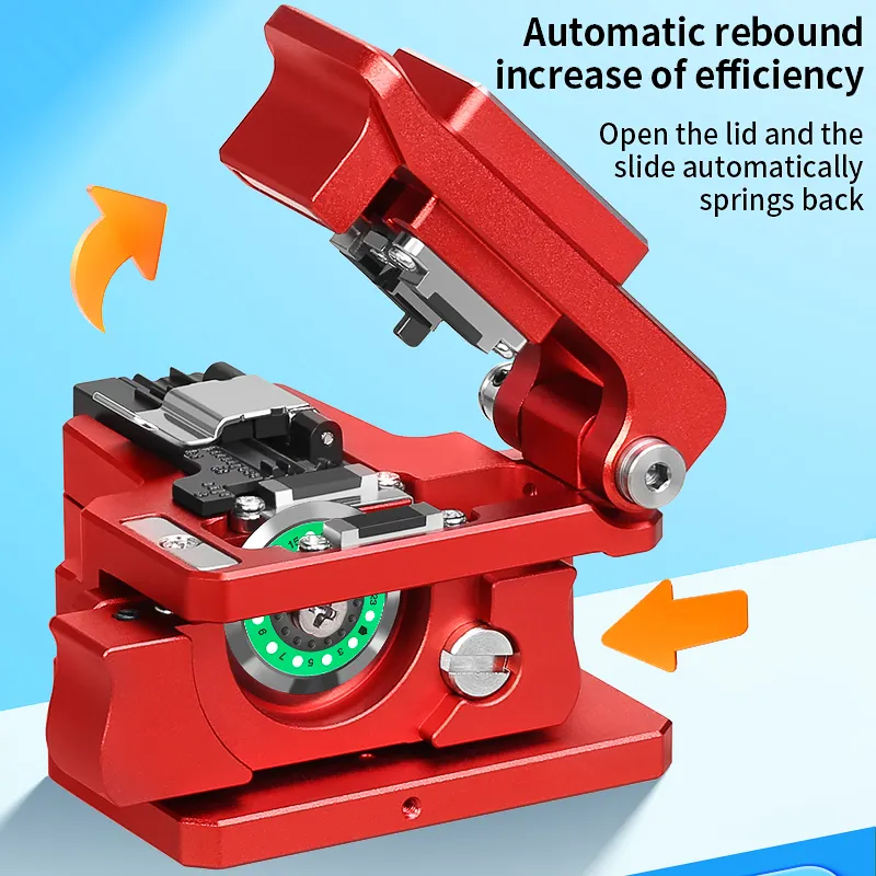 COMPTYCO K1 High precision Hot Melt Fiber Cutting Knife Fiber Fusion Splicing Tool Cutting Machine Automatic Return Knife