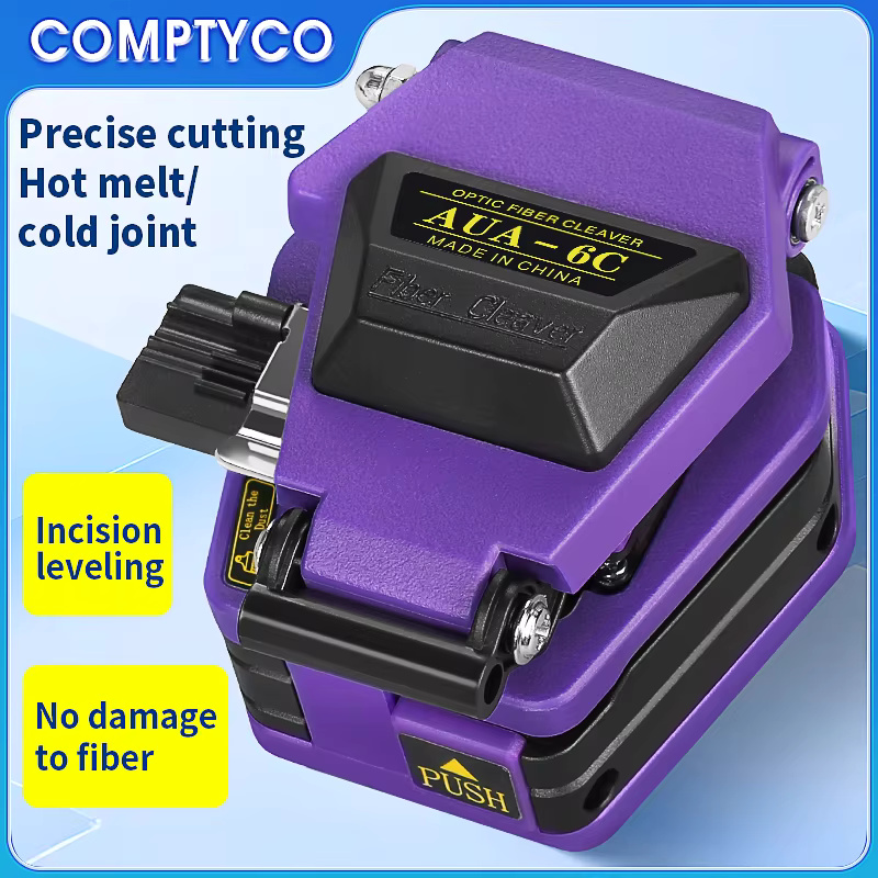 COMPTYCO High Precision FTTH Fiber Optic Cutter for Fusion Splicing AUA-6C SKL-6C HB-6C hot melt tools Optical Fiber Cleaver