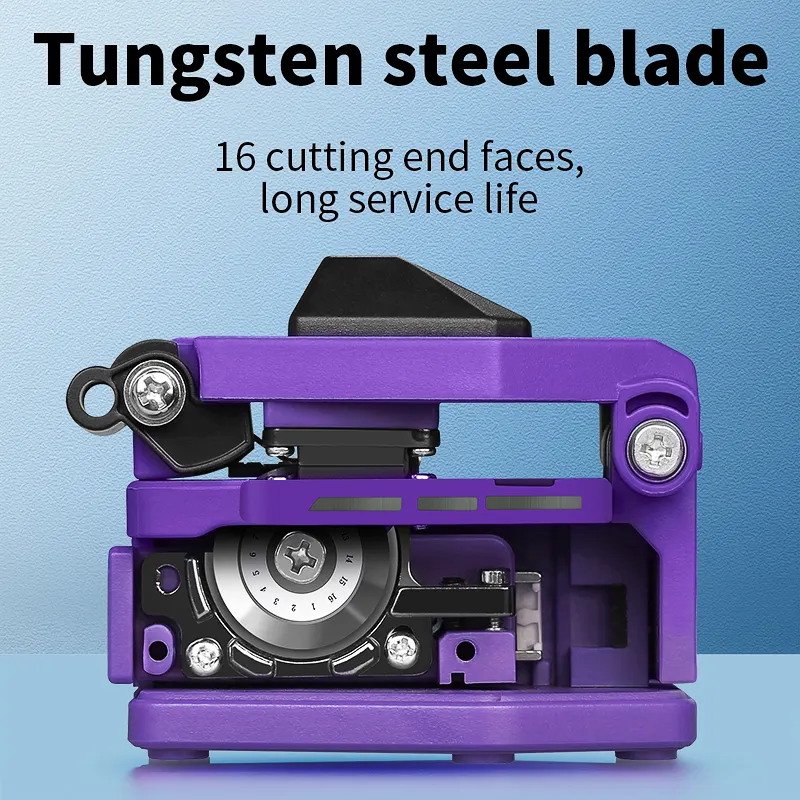 COMPTYCO Super Economic Reset FTTH Fiber Optic Cutter AUA-60C Hot Melt Tool Fiber Optic Cutter with Scrap Box
