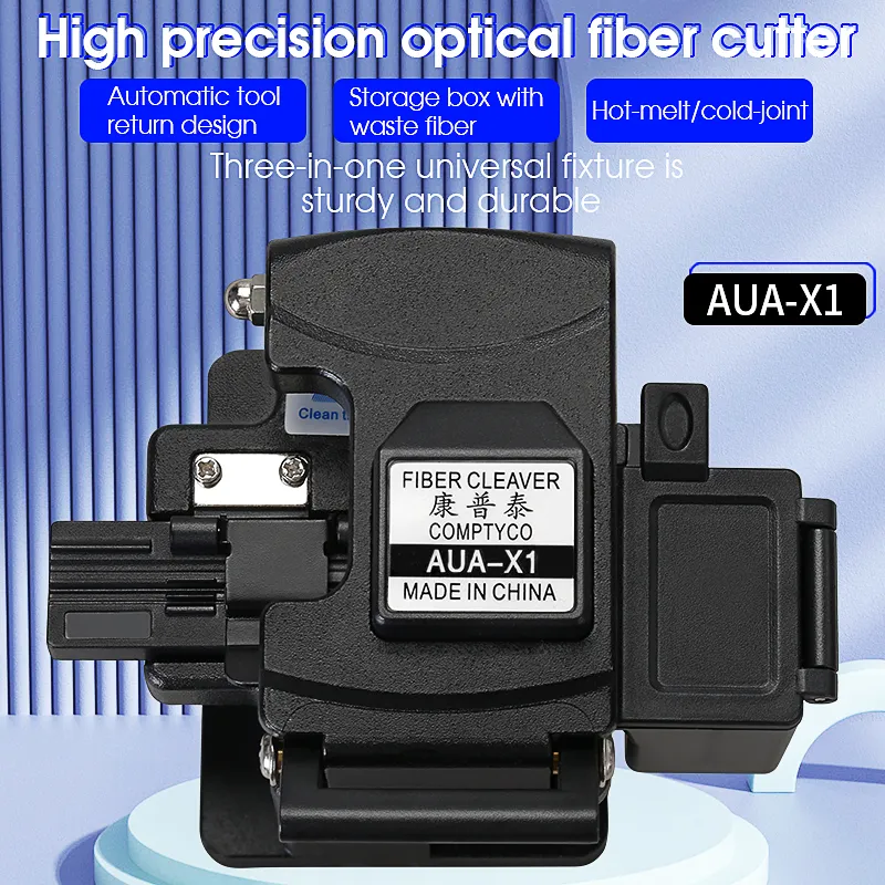 COMPTYCO AUA-X1 cost-effective fiber cutting machine, fully automatic fiber back cutting machine, hot melt fiber cutting machine