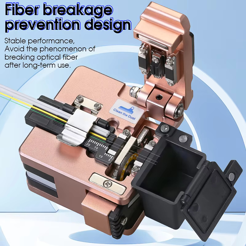 COMPTYCO Good price AUA-X2 Fiber Optical Cutting Machine Rose Gold Automatic Return Fiber Cutting Machine Hot Melt Fiber Cleaver