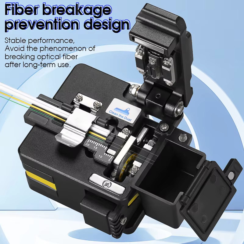 COMPTYCO High Quality AUA-X2 Fiber Cutting Machine Black Automatic Return Fiber Cutting Machine Hot Melt Optical Fiber Cleaver
