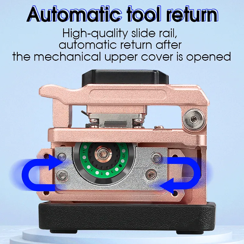 COMPTYCO AUA-X3 high-precision fiber cutting machine, rose gold automatic return knife hot melt cutting machine