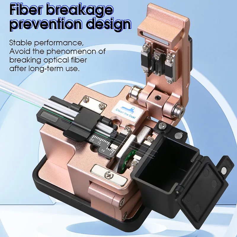COMPTYCO AUA-X3 high-precision fiber cutting machine, rose gold automatic return knife hot melt cutting machine