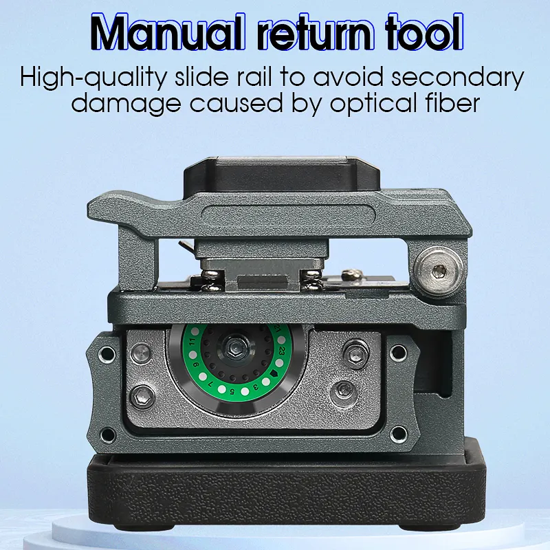 COMPTYCO AUA-X3 high-precision fiber cutting machine, gun gray manual return knife hot melt cutting machine