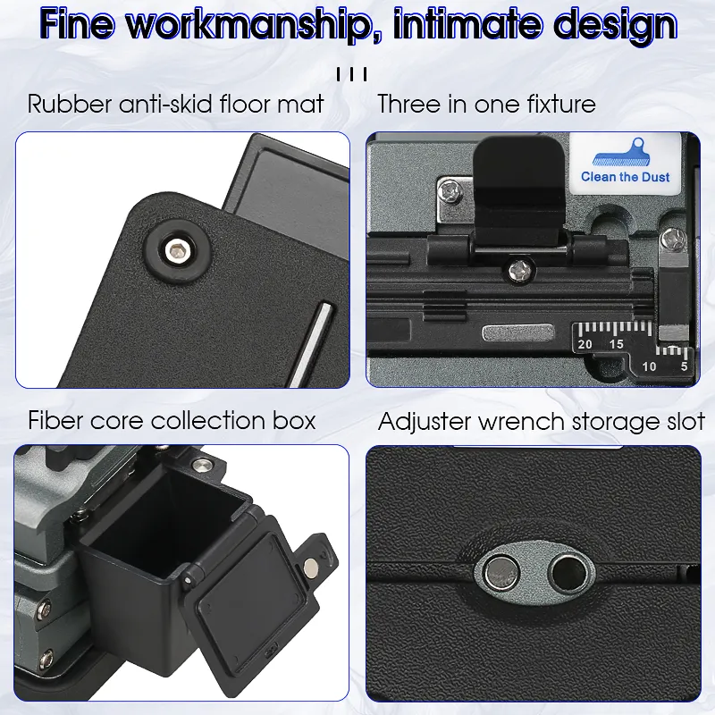 COMPTYCO AUA-X3 high-precision fiber cutting machine, gun gray manual return knife hot melt cutting machine
