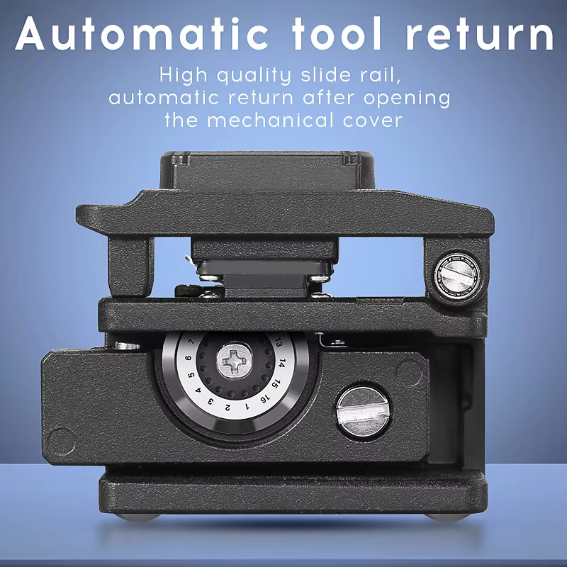COMPTYCO Fiber Small Type Cutter High Quality Optic High Precision Hot Melt AUAX5 Fiber Optical Cutting Tool Fiber Cleaver black
