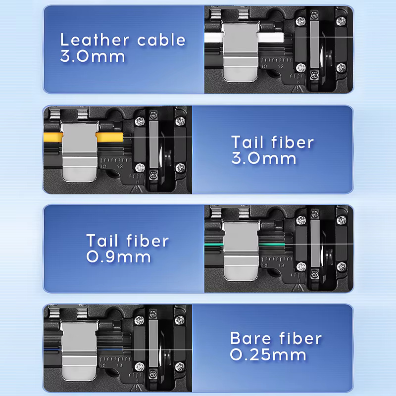 COMPTYCO Fiber Small Type Cutter High Quality Optic High Precision Hot Melt AUAX5 Fiber Optical Cutting Tool Fiber Cleaver black