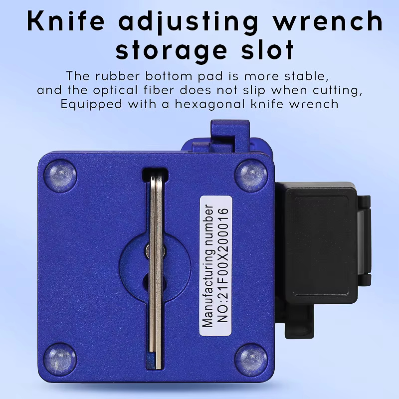 COMPTYCO Fiber Small Type Cutter High Quality Optic High Precision Hot Melt AUA-X5 Fiber Optical Cutting Tool Fiber Cleaver blue