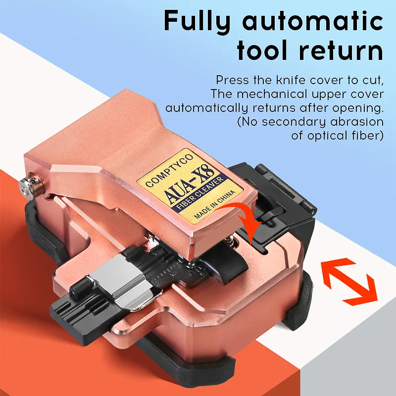 COMPTYCOAUA-X8 high-precision fiber optic one-step knife, hot-melt fully automatic fiber optic cutting knife, skin wire cable cutter