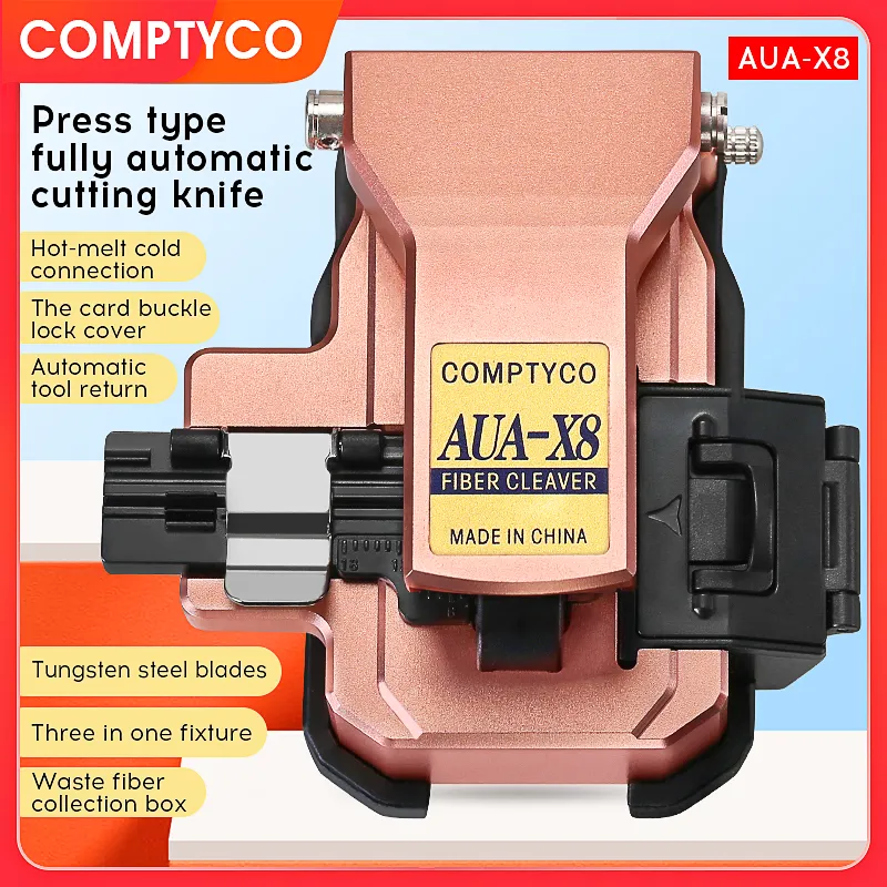 COMPTYCOAUA-X8 high-precision fiber optic one-step knife, hot-melt fully automatic fiber optic cutting knife, skin wire cable cutter