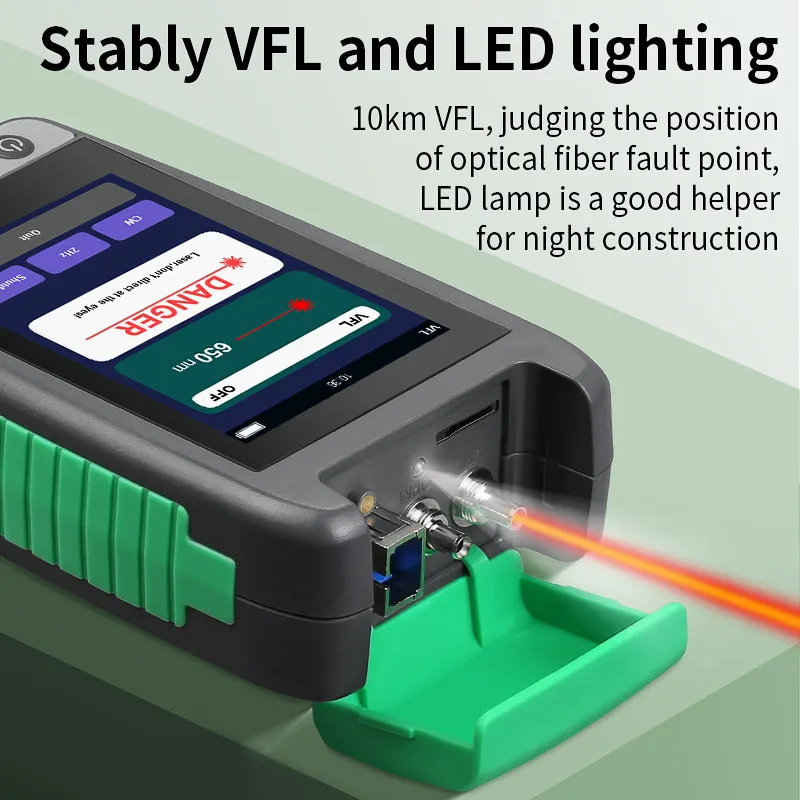 COMPTYCO AUA-18U/A Optical Time Domain Reflectometer 80KM 1550nm 7-in-1 Multi functional Intelligent Mini OTDR Fiber Tester