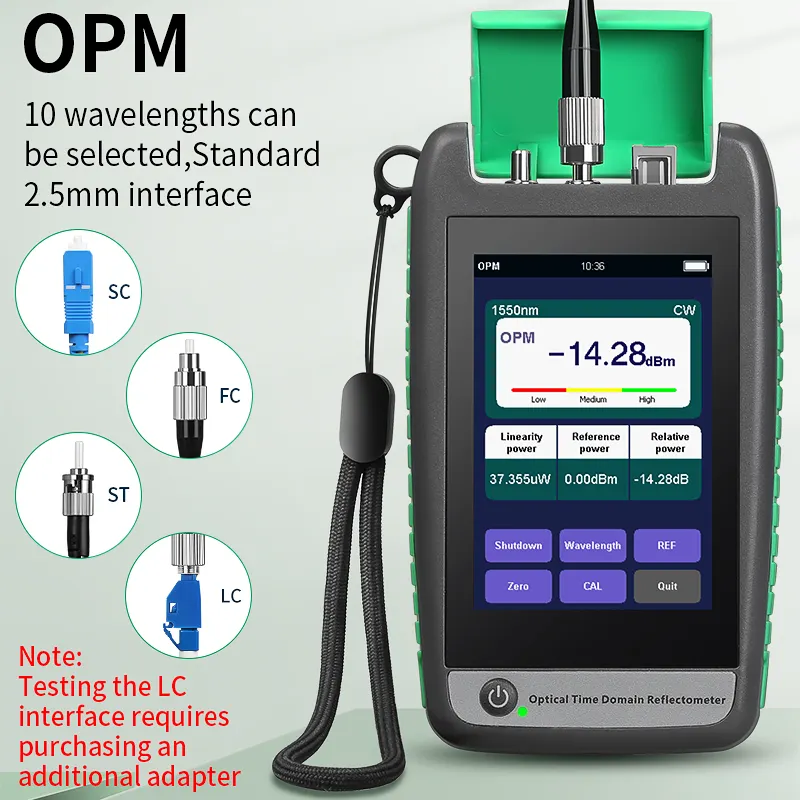 COMPTYCO AUA-18U/A Optical Time Domain Reflectometer 80KM 1550nm 7-in-1 Multi functional Intelligent Mini OTDR Fiber Tester