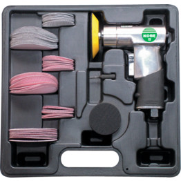 FOS003MK - Mini Random Orbital Sander with 63 Piece Kit in Moulded Carry Case