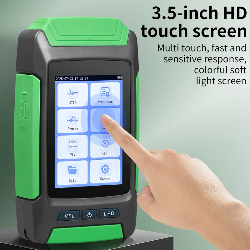 COMPTYCO AUA-68 UPC Port Optical Time Domain Reflectometer 80KM 1310 1550nm Multi functional Intelligent Mini OTDR Fiber Tester