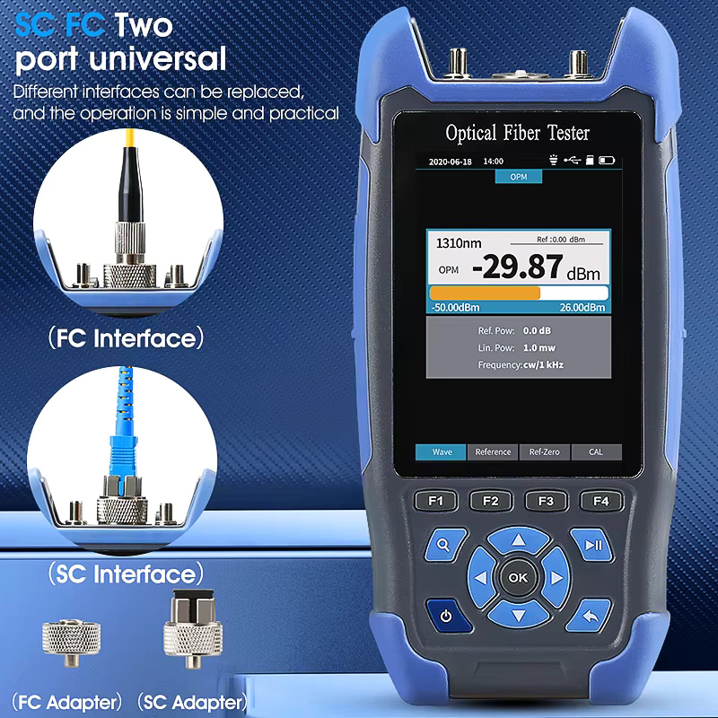COMPTYCO AUA900D UPCinterface/900A APCinterface Optical Time Domain Reflectometer 60KM 9 in 1 multifunctional 1310 1550nm OTDR