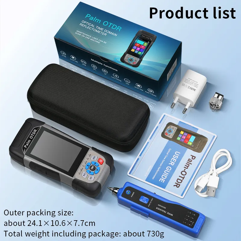 OTDR optical time domain reflectometer KP600 UPC/APC port fiber length breakpoint tester 90KM