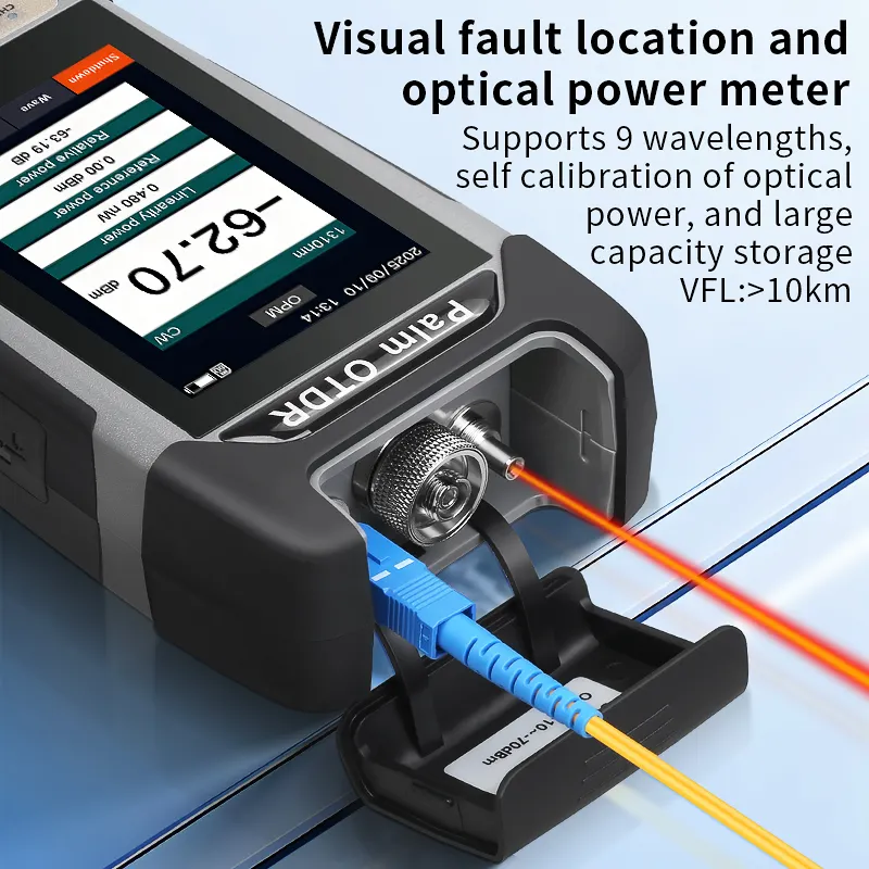 OTDR optical time domain reflectometer KP600 UPC/APC port fiber length breakpoint tester 90KM