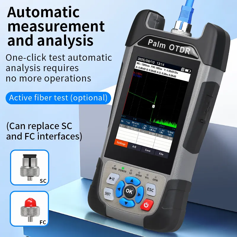 OTDR optical time domain reflectometer KP600 UPC/APC port fiber length breakpoint tester 90KM