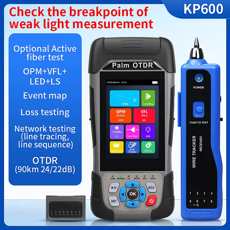 OTDR optical time domain reflectometer KP600 UPC/APC port fiber length breakpoint tester 90KM