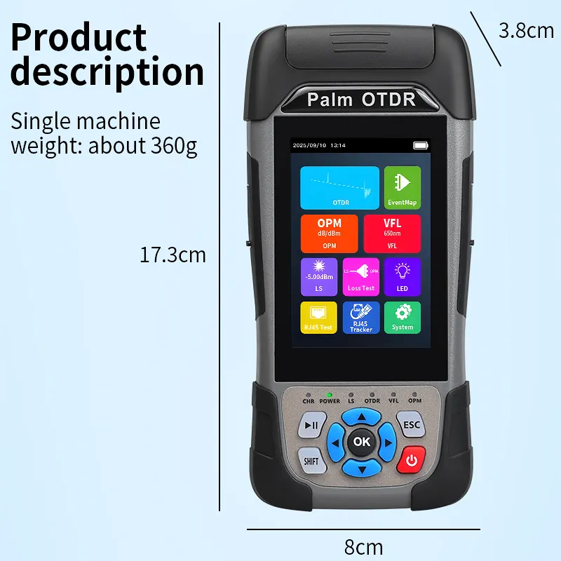 OTDR optical time domain reflectometer KP600 UPC/APC port fiber length breakpoint tester 90KM