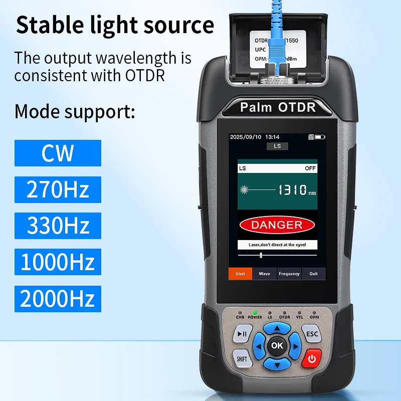 OTDR optical time domain reflectometer KP600 UPC/APC port fiber length breakpoint tester 90KM