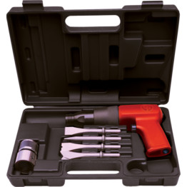 CP7110 RED. VIBRATION AIR HAMMER KIT C/W 4 CHISELS