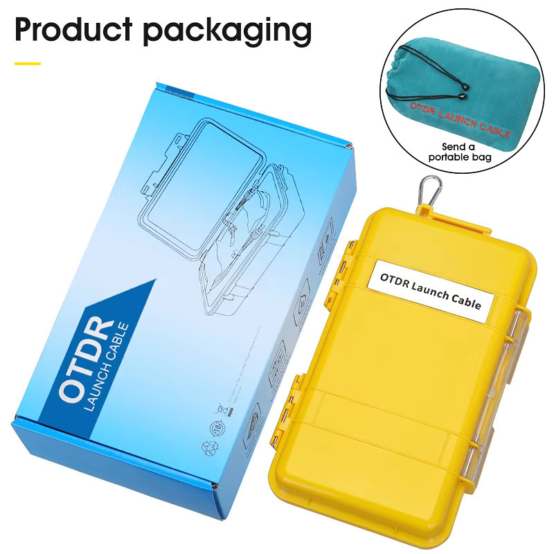 COMPTYCO High Quality OTDR Test Extension Cord Customized length/Type/Connector G652D G657A1/2 Fiber Optic OTDR Launch Cable Box
