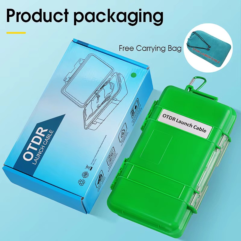 COMPTYCO OTDR Test Extension Line SM MM Customized length/Type/Connector OS2 G652D G657A1/A2 Fiber Optic OTDR Launch Cable Box