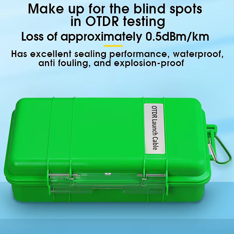 COMPTYCO OTDR Test Extension Line SM MM Customized length/Type/Connector OS2 G652D G657A1/A2 Fiber Optic OTDR Launch Cable Box