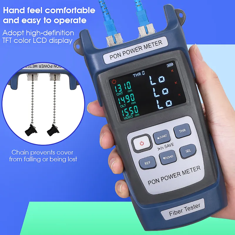 COMPTYCO FTTX AUA-350U/A UPC/APC interface SC/FC-UPC/APC network detection online test 1310 1490 1550nm PON Optical Power Meter
