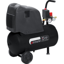 06296 Airmate Hurricane SIP 245/25 Direct Drive Compressor with Free 7 Piece Air Kit 230V (13amp)