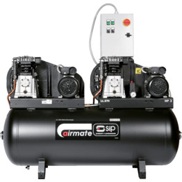 05251 - Airmate B3800/270 Tandem Air Compressor - 230V (32A)