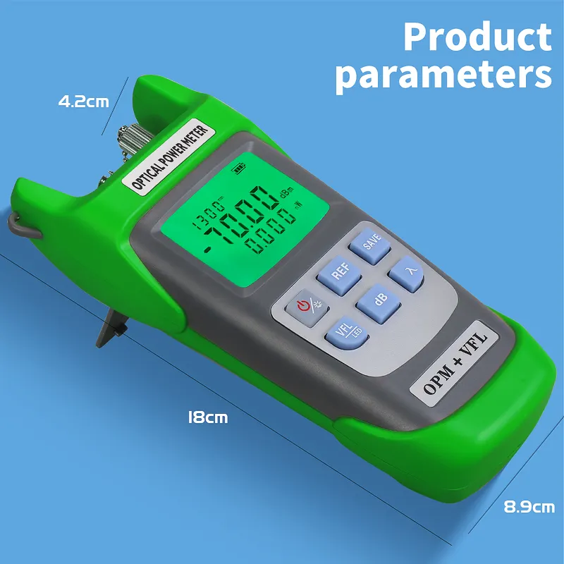 COMPTYCO AUA-G710BHigh Precision Optical Multi Meter 3 in 1 OPM+VFL+LED light 10 wavelengths Visual Fault Locator Optical Power Meter