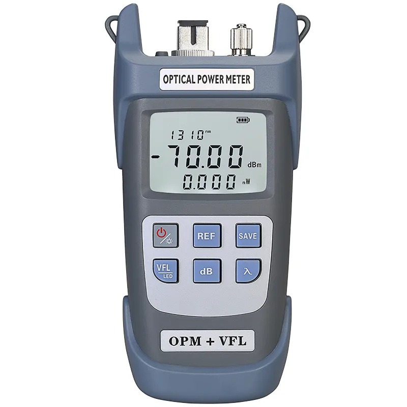 COMPTYCO High Precision Optical Multi Meter 3 in 1 OPM+VFL+LED light 10 wavelengths Visual Fault Locator Optical Power Meter