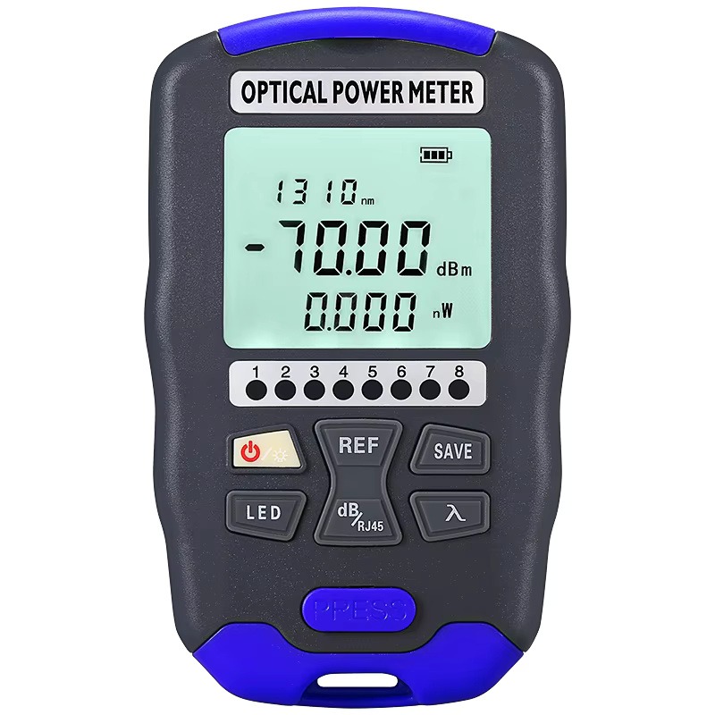 COMPTYCO Optical Multi Meter 4 in 1 OPM+VFL+LED+RJ45 tester Visual Fault Locator Rechargeable Battery Mini Optical Power Meter
