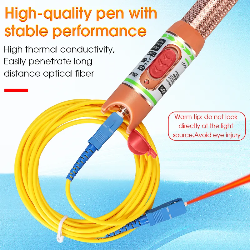 COMPTYCO AUA-C1/10/20/30/50mw 30km VFL 2.5mm FC/SC/ST Universal Connector breakpoint detector laser pen visual fault locator