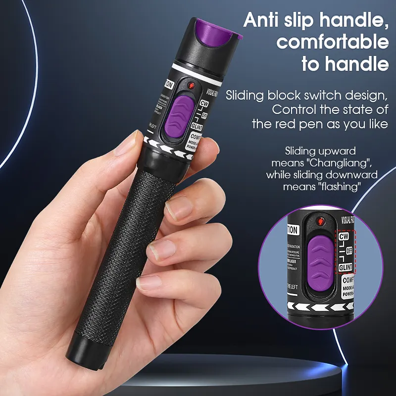 COMPTYCO AUA-H1-50mw fiber optic test pen detector red light source breakpoint detector laser pen VFL visual fault locator