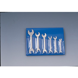 BA Open Ended Spanner Set, Double End, Chrome Vanadium Steel, Set of 7
