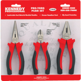 4 Piece Pro-Torq Plier Set