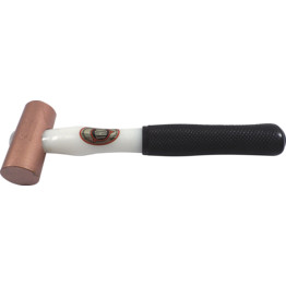 24-5704 38mm Solid Copper Mallet with Plastic Shaft