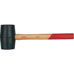 Wood Shaft 16oz Rubber Mallet
