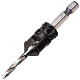 SNAP/CS/6 Snappy Countersink 3/8in (9.5mm) with 3/32in (2.5mm) Pilot Drill 1/4in Hex Shank