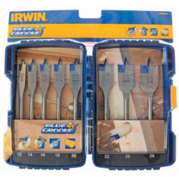 10507603 8 PCE BLUE GROOVE FLAT BIT SET