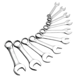 Metric Combination Spanner Set, 10 - 19mm, Set of 10