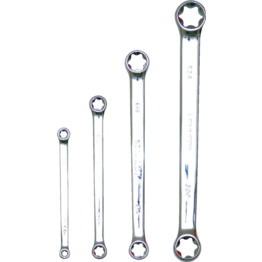 Torx Ring Spanner Set, E6 - E24, Set of 4