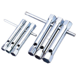 Metric Box Spanner Set, Double End, Carbon Steel, Set of 6
